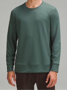 lululemon Shift Stitch Crew in Dark Forest Green